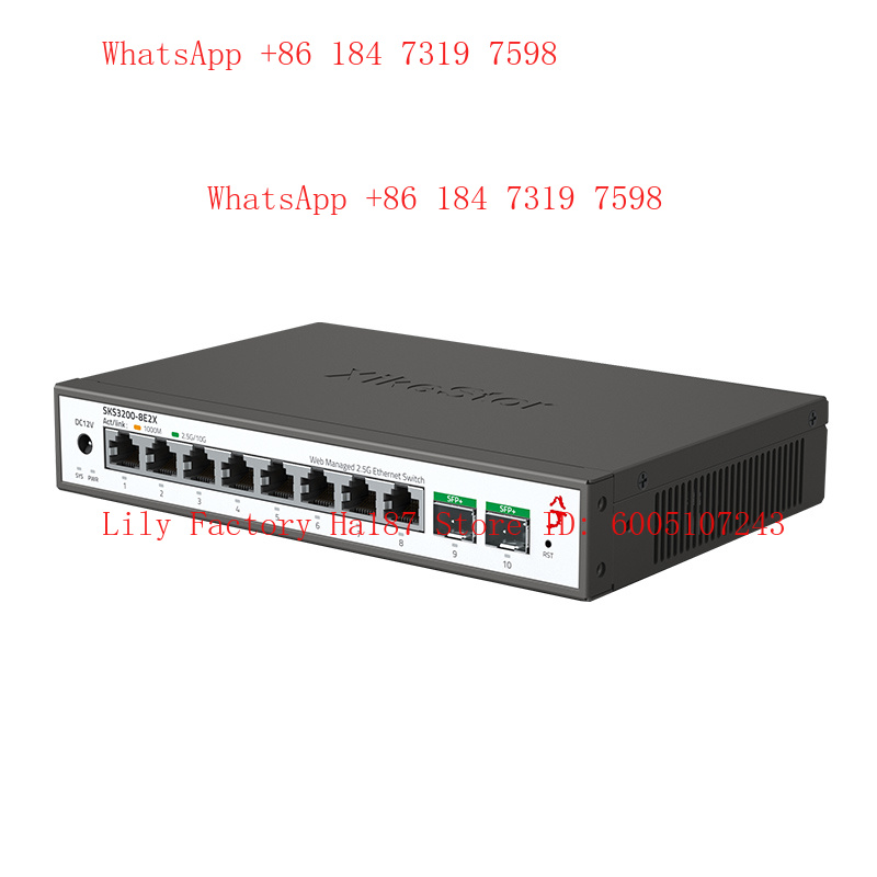 XikeStor 8*2.5G RJ45 2*10G SFP - огляд і ціна Sfp+ 10G Managed Switch 8 Port